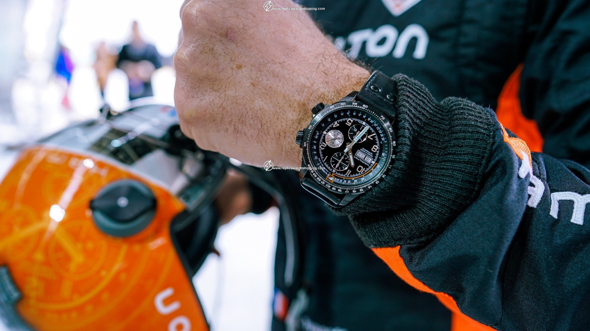 Hamilton Watches Red Bull Air Race Takeoff Wrist