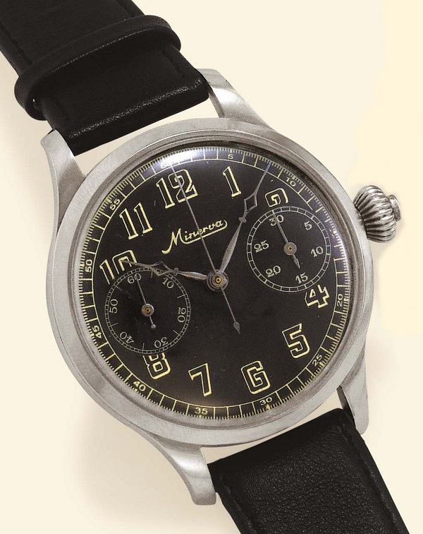 1920s Minerva Chronograph Watch