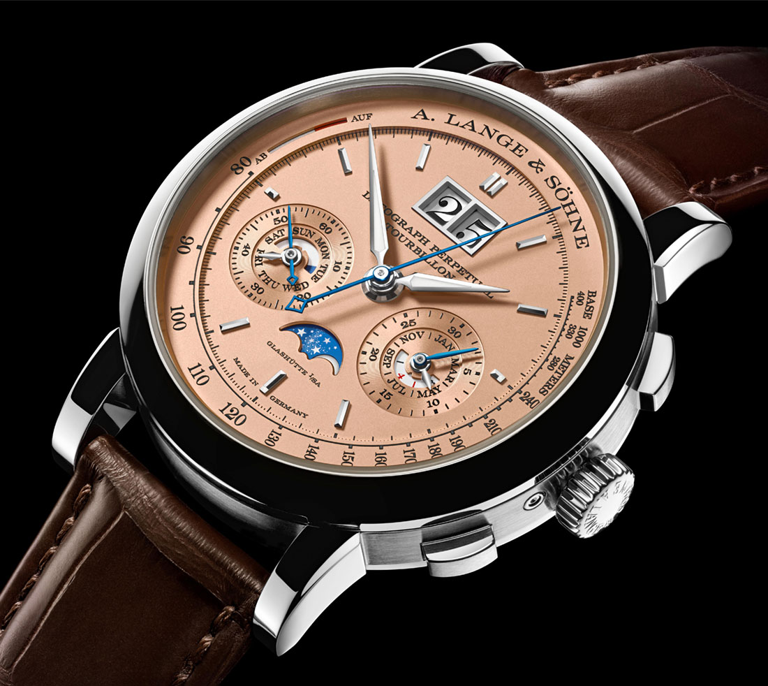 A. Lange amp; Sohne Datograph Perpetual Tourbillon case