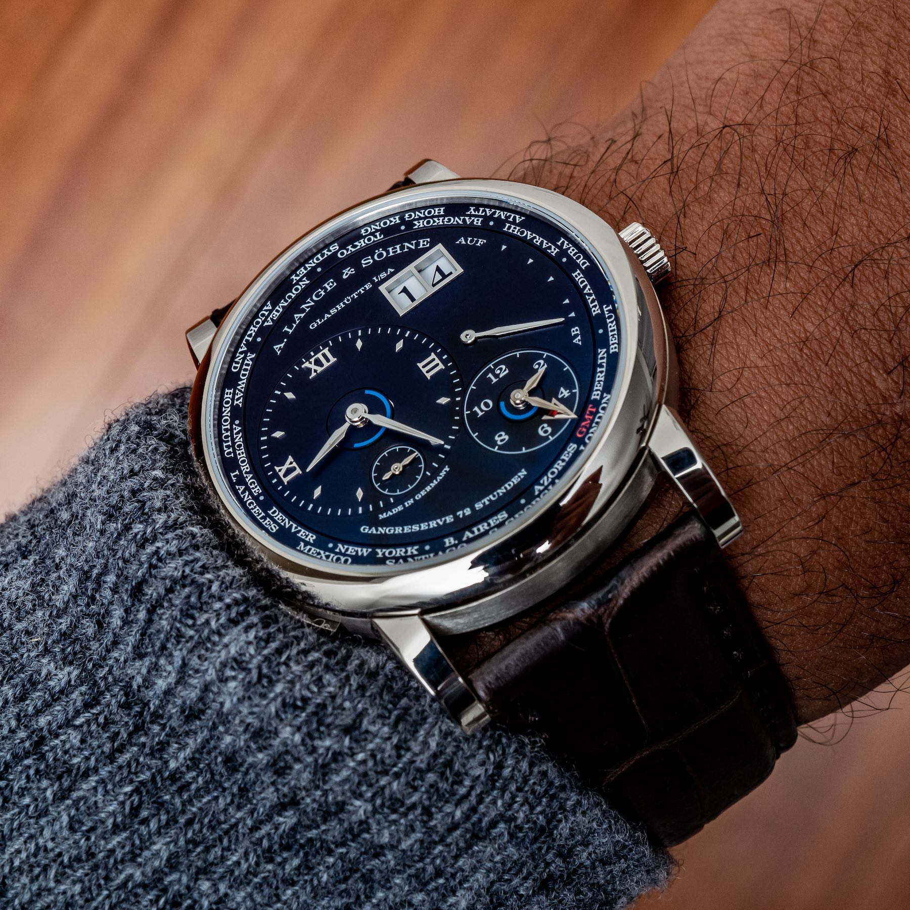 a lange  sohne lange 1 time zone