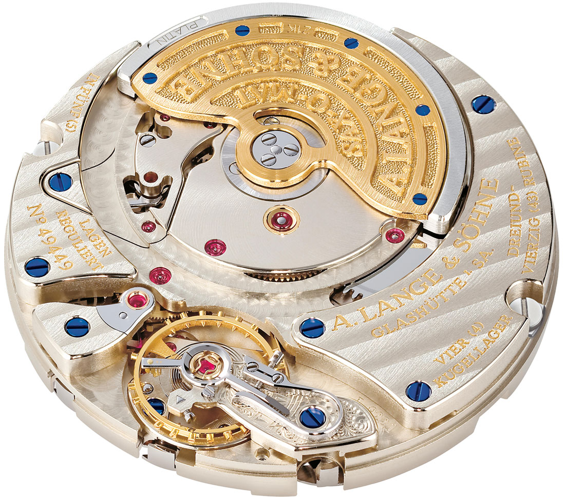 A. Lange amp; Sohne Langematik Perpetual Honey Gold movement