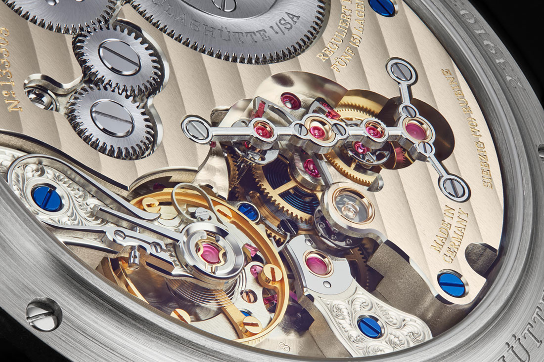 A. Lange  Sohne Zeitwerk Date balance