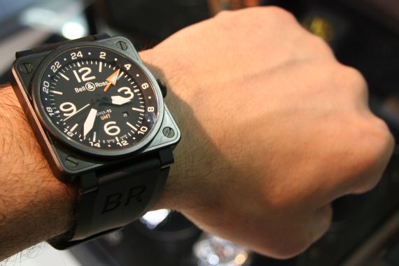 Bell  Ross BR01-93 GMT wrist