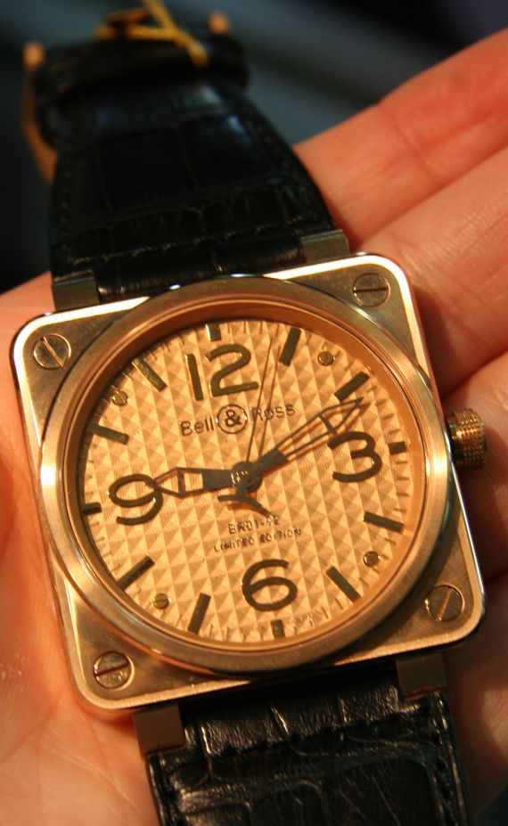 Bell  Ross BR01 Gold Ingot watch
