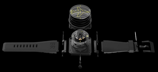 Bell Ross BR01 Instruments explosion