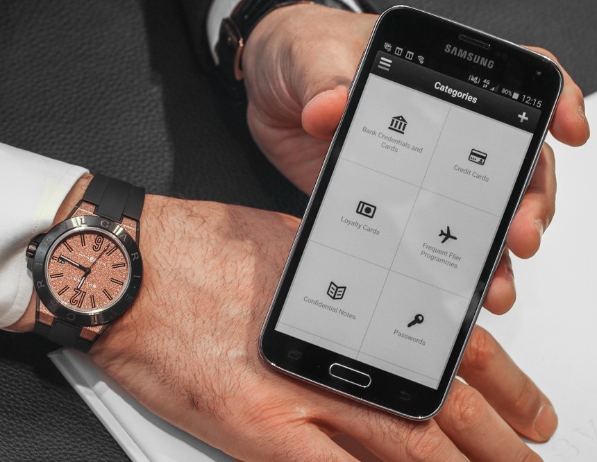 Bulgari Diagono Magnesium Concept Connected Watch