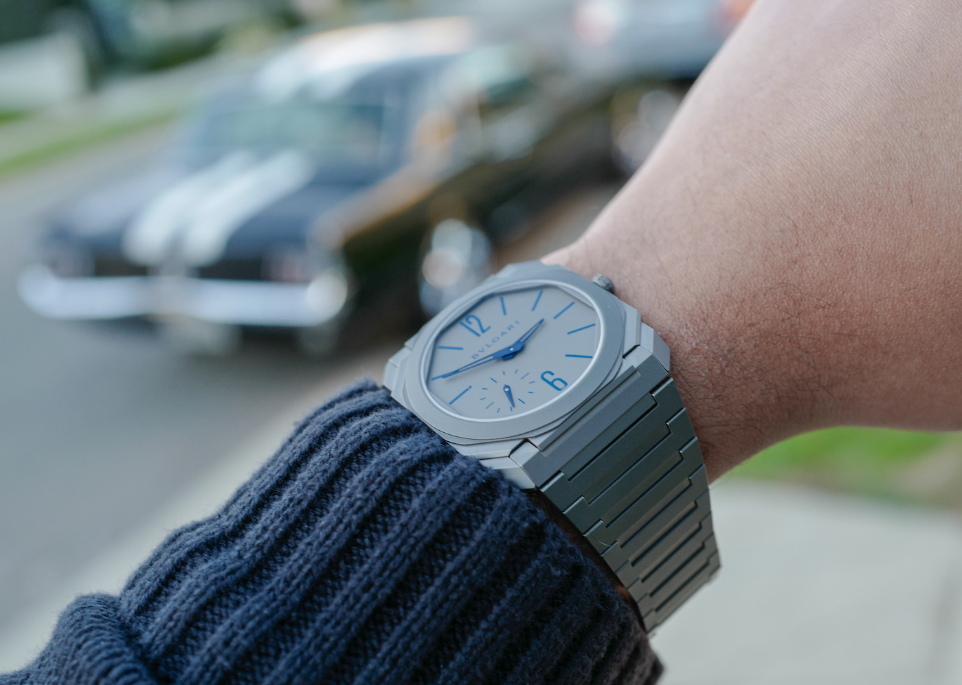 bulgari octo finissimo automatic blue dial limited edition