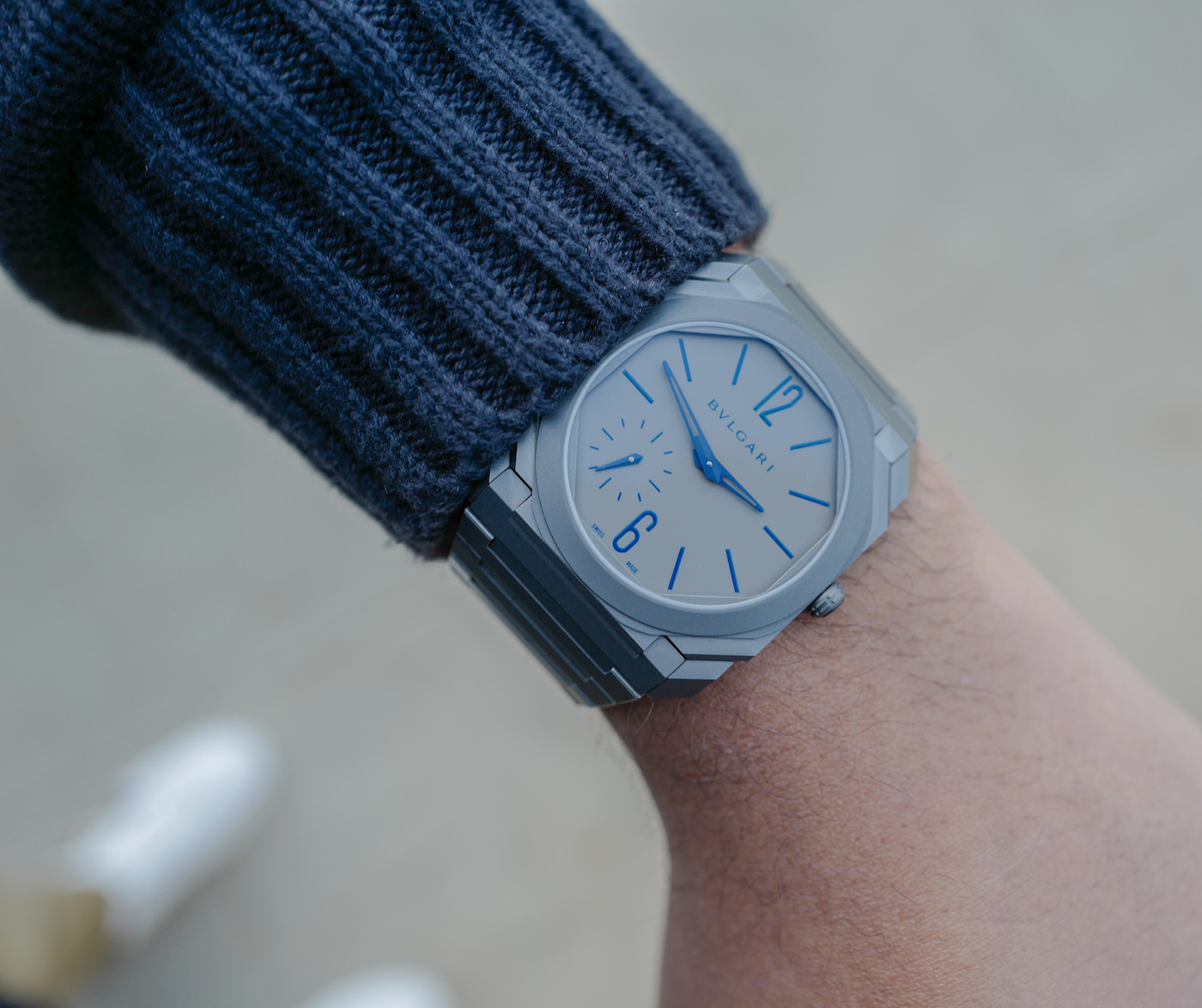 bulgari octo finissimo automatic blue dial limited edition