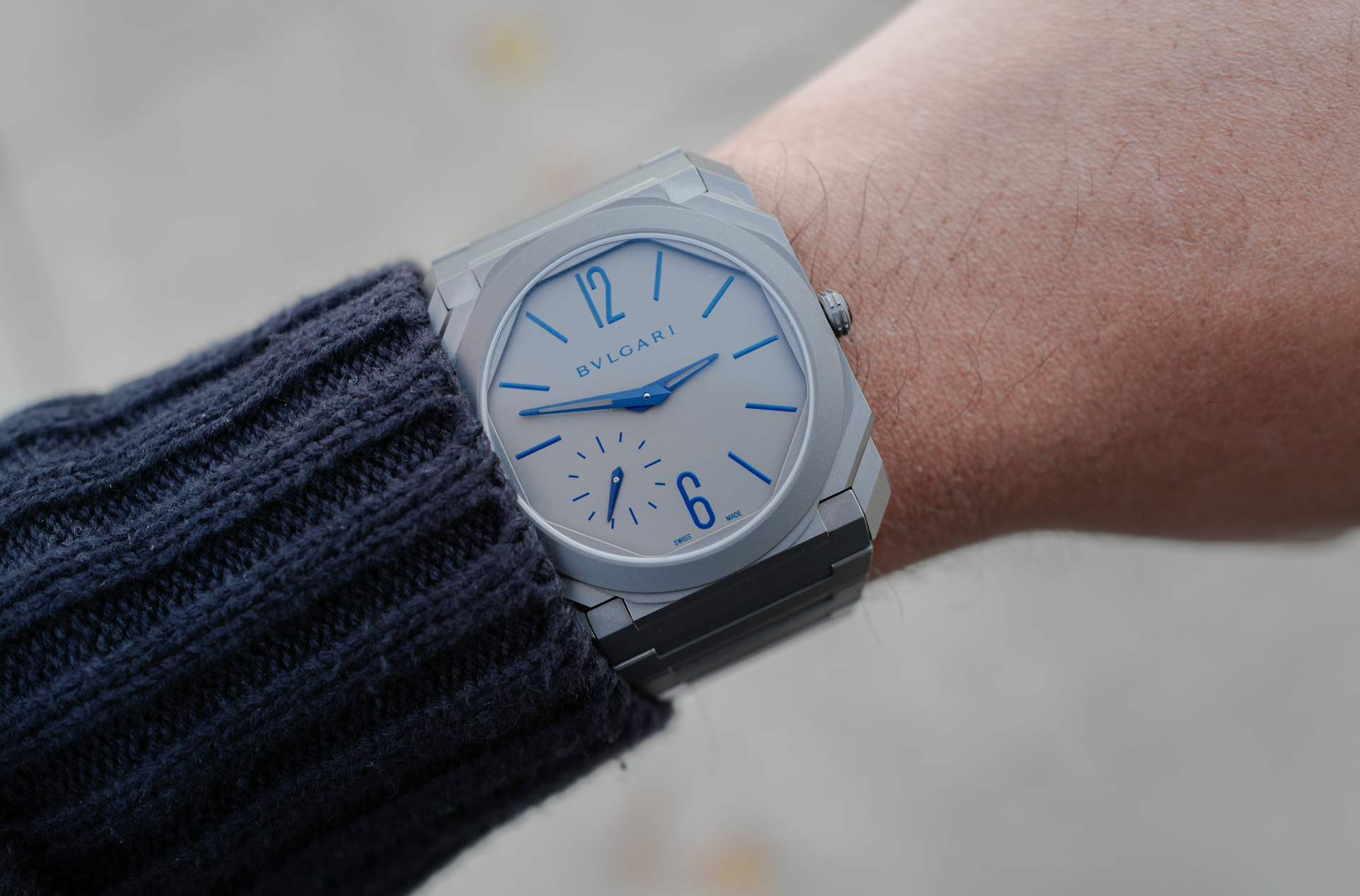 bulgari octo finissimo automatic blue dial limited edition