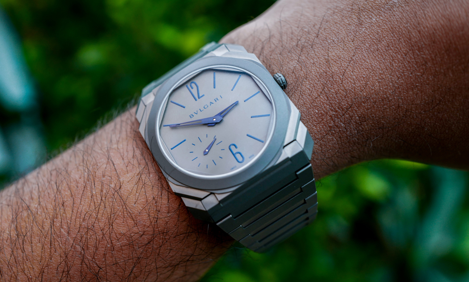 bulgari octo finissimo automatic blue dial limited edition