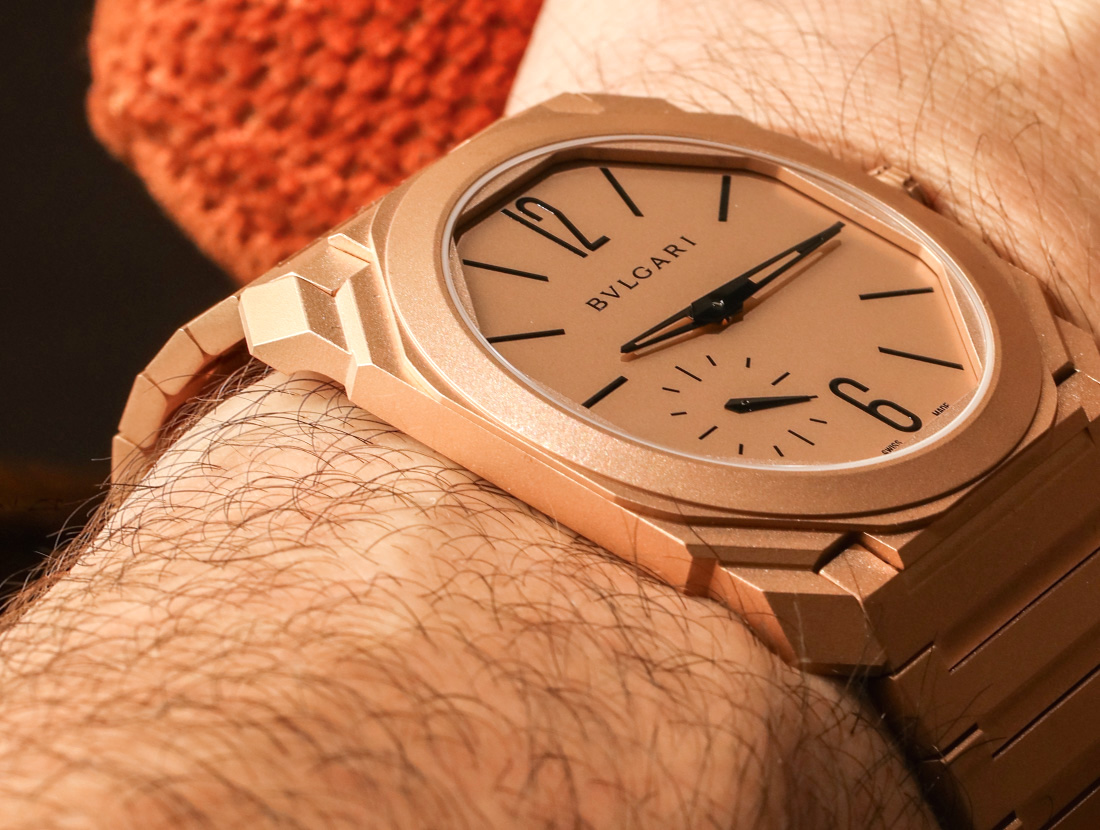 Bulgari Octo Finissimo Gold on wrist