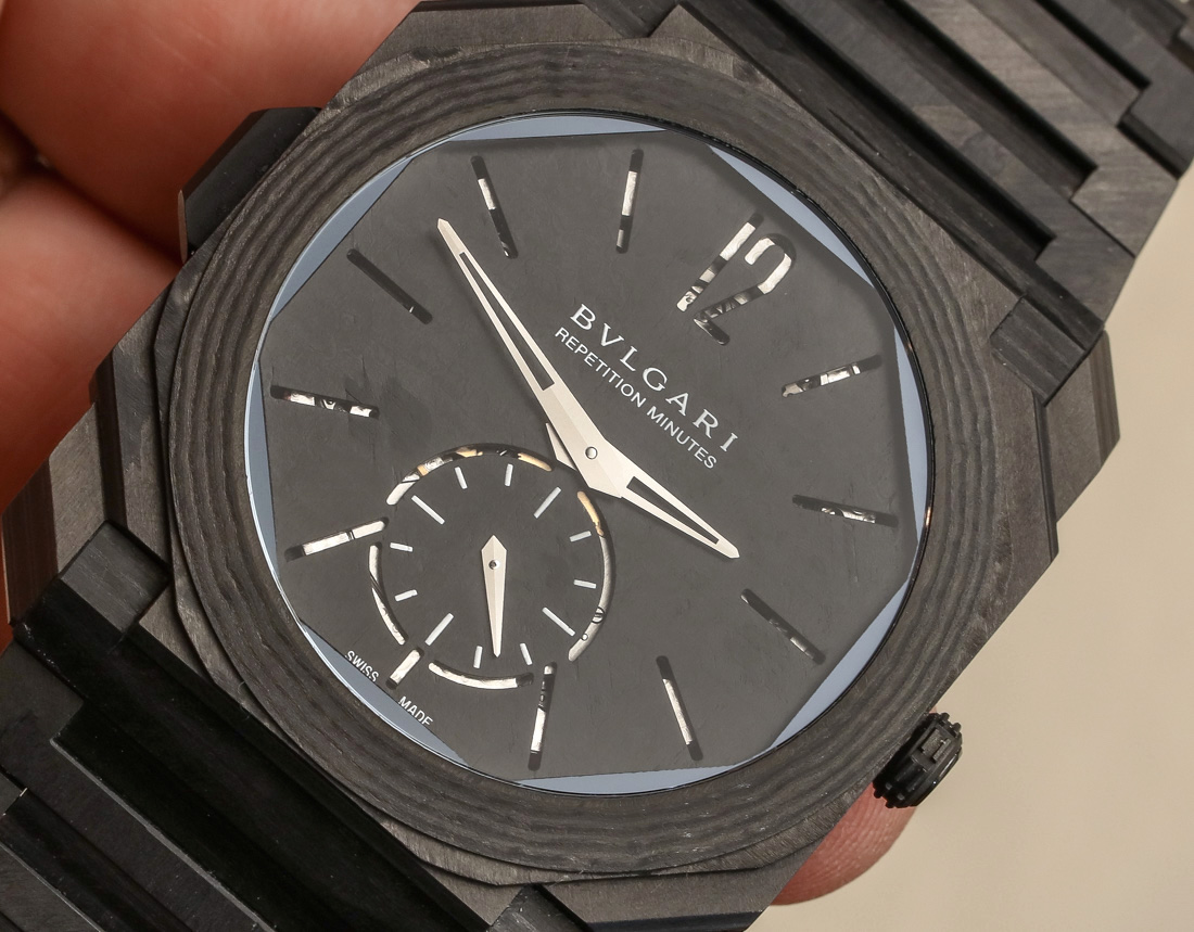 bulgari octo finissimo minute repeater carbon dial