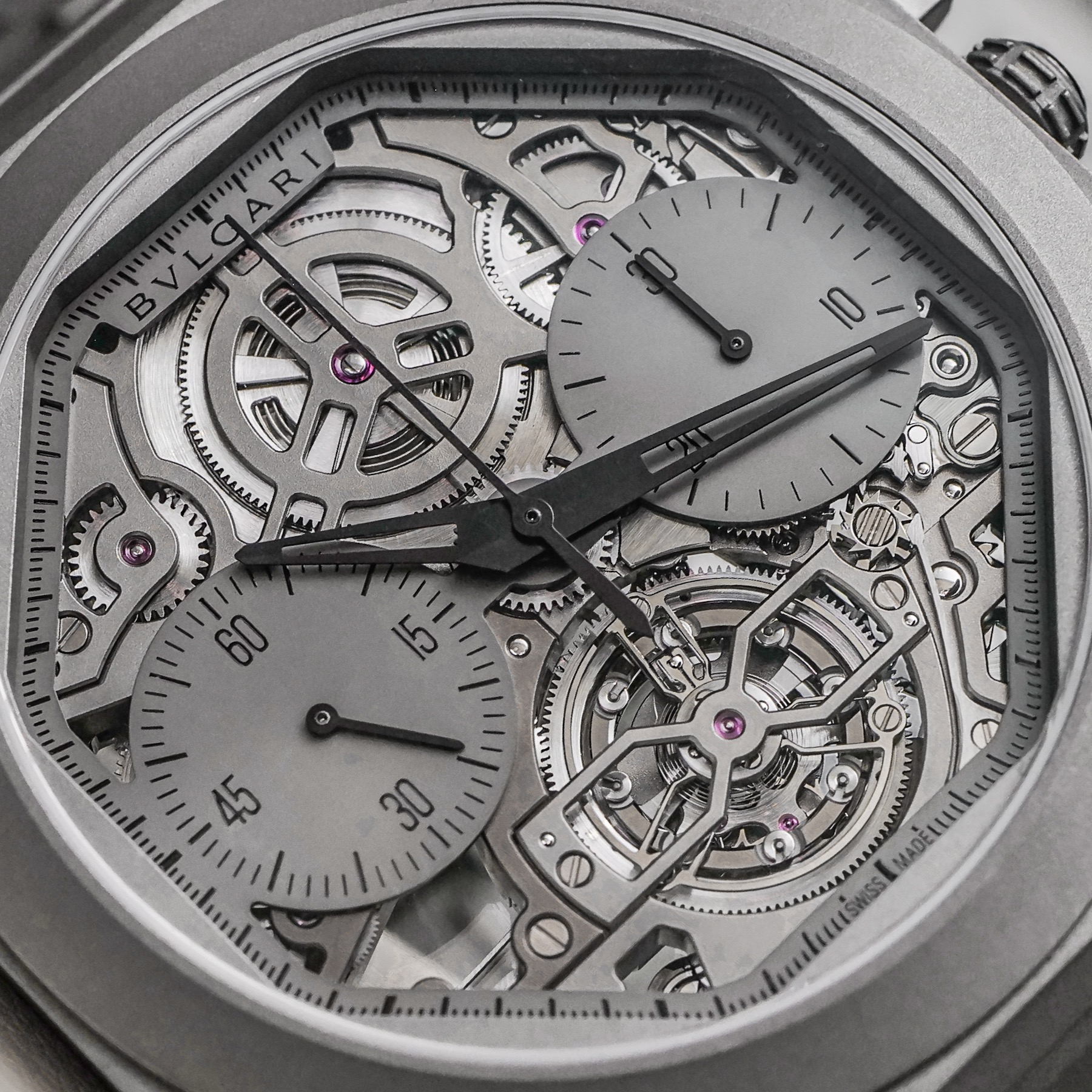 bulgari octo finissimo tourbillon chronograph skeleton automatic