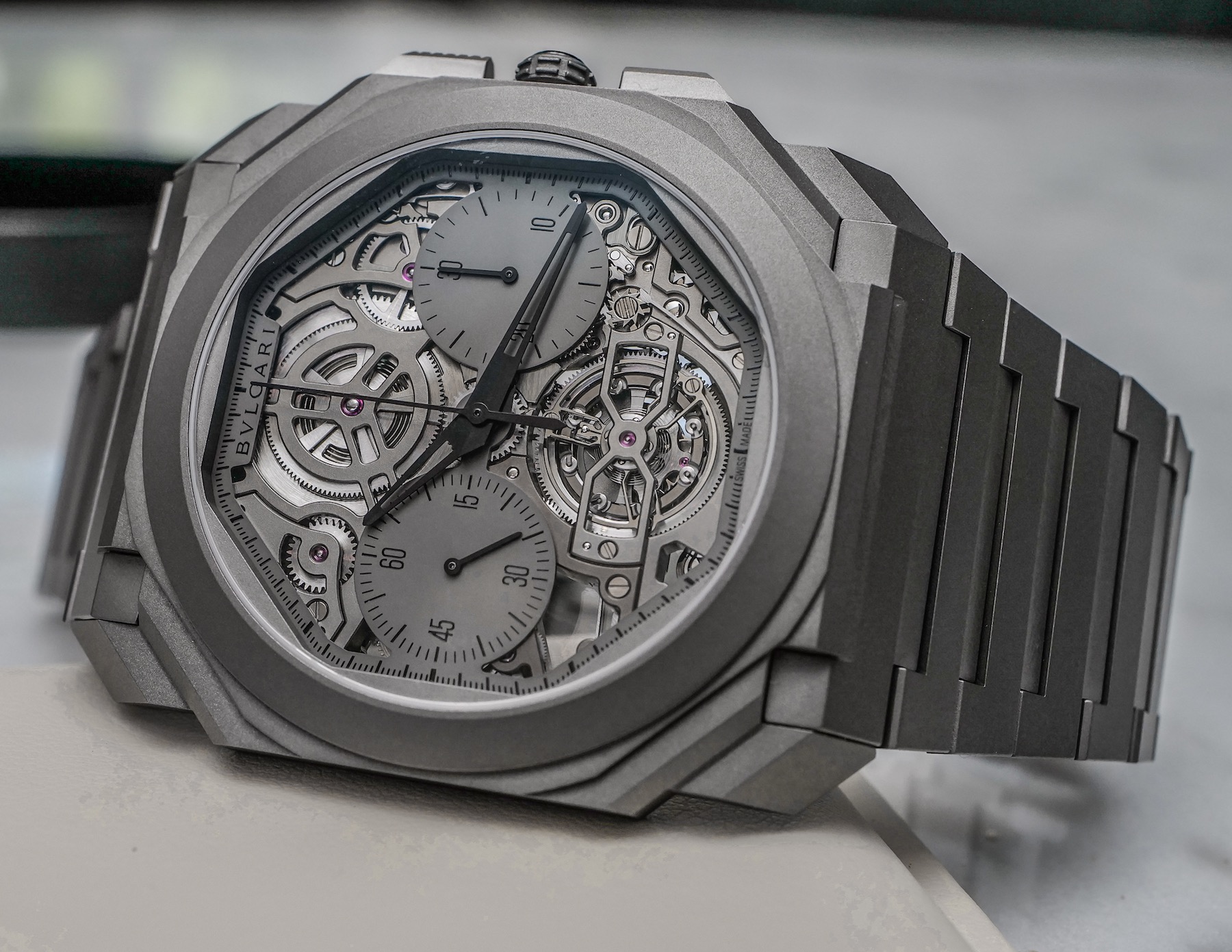 bulgari octo finissimo tourbillon chronograph skeleton automatic