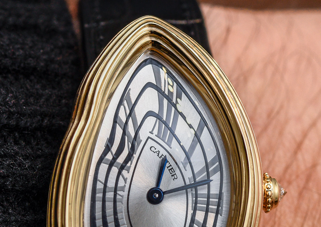 Cartier Crash Radieuse dial top