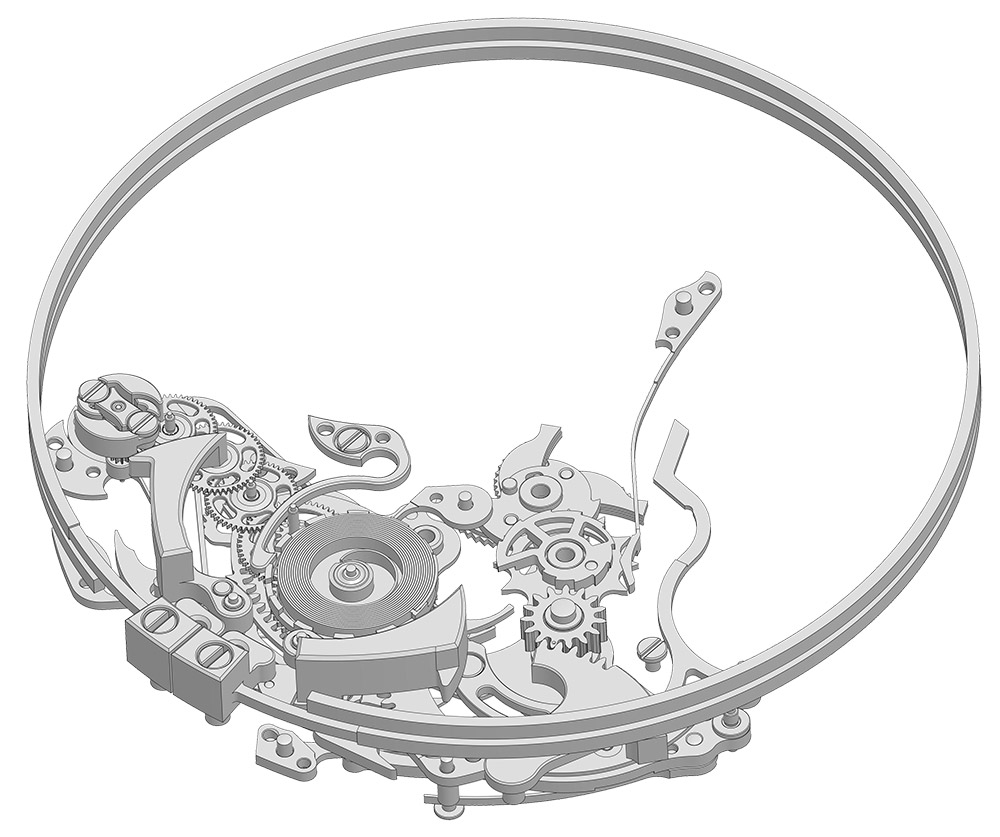 Cartier 9407 MC Caliber Minute Repeater Mechanism