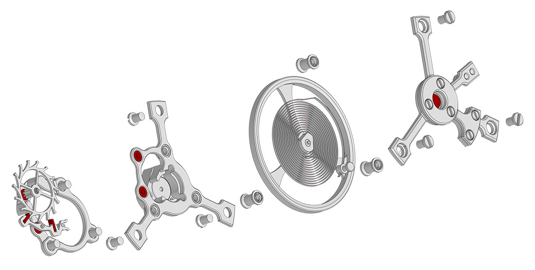 Cartier 9407 MC Caliber Tourbillon Mechanism