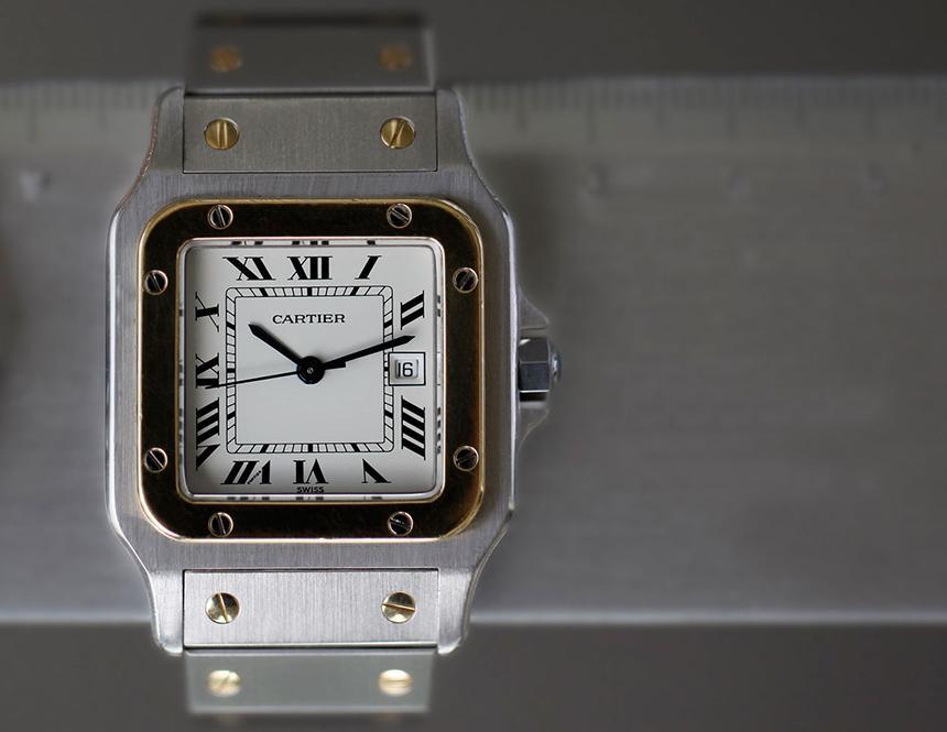 Cartier Santos Galbee watch - image credit George Cramer