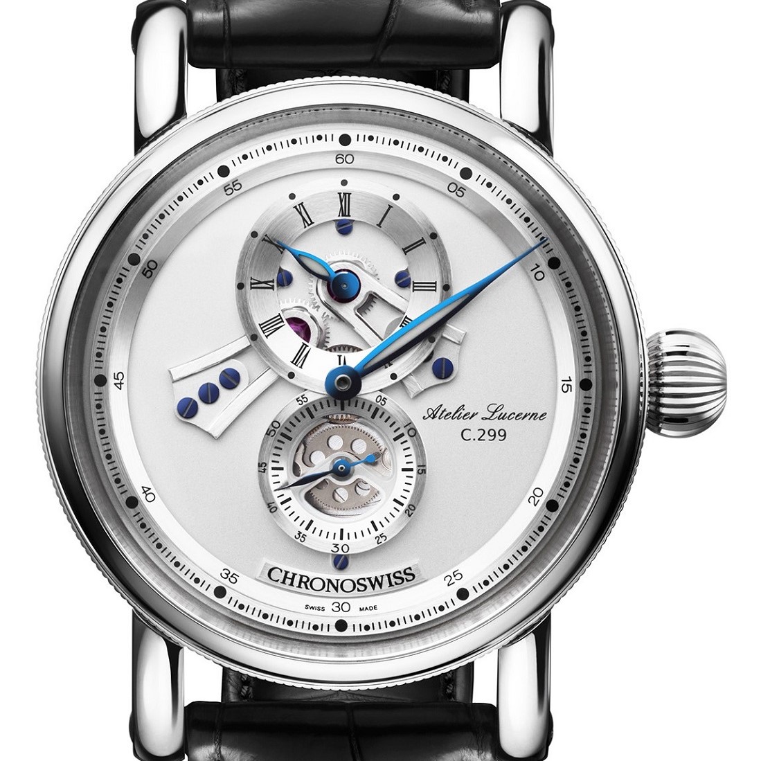 Chronoswiss Flying Regulator Open Gear front view