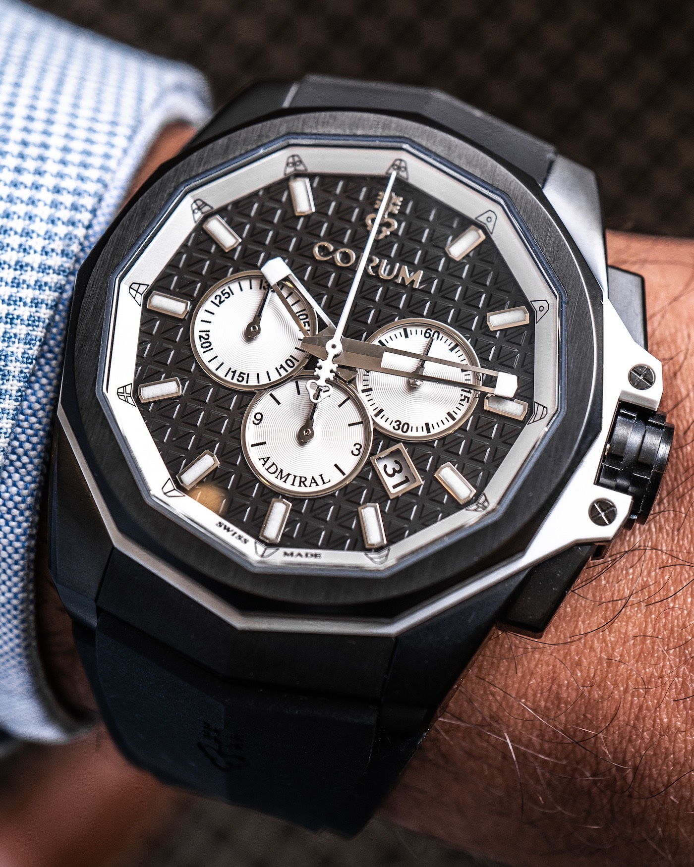 corum admiral ac one 45 chronograph