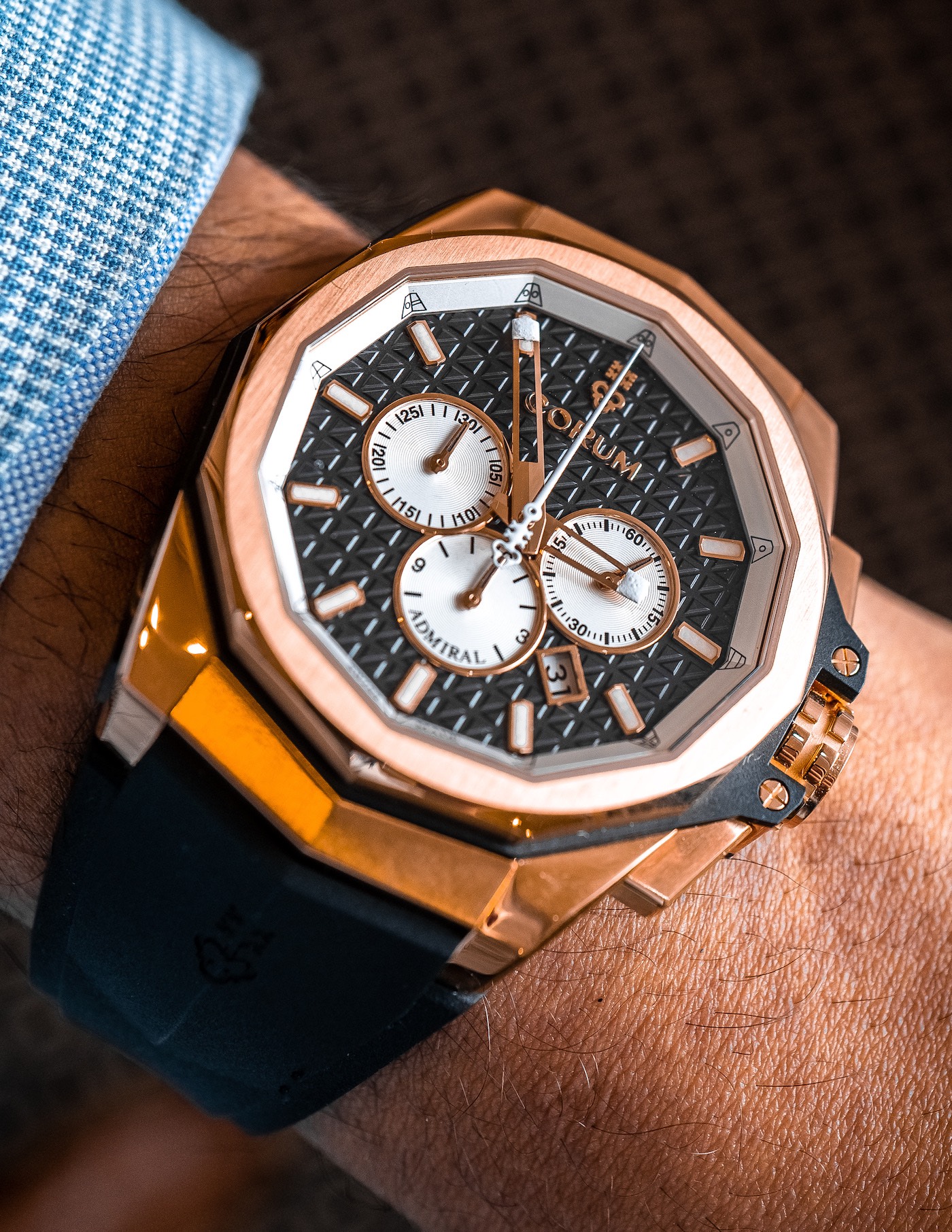 corum admiral ac one 45 chronograph
