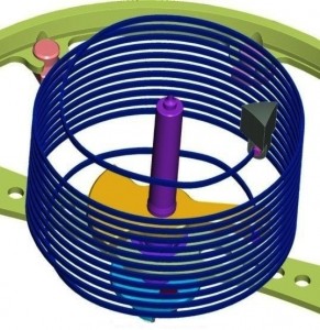 Cylindrical hairspring of Gyrotourbillon II