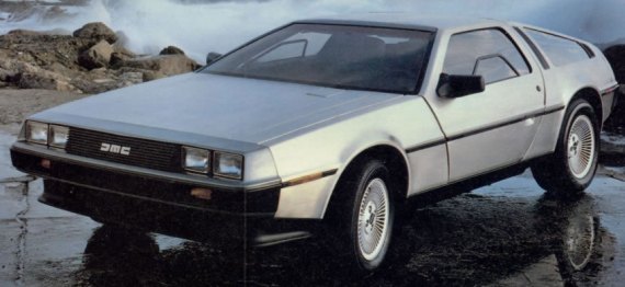 DeLorean car