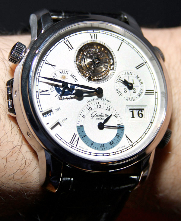 Glashutte Original Grande Cosmopolite on the wrist