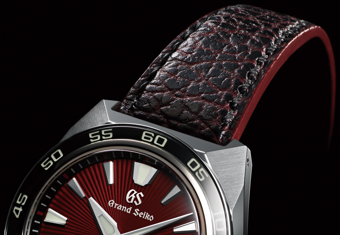 Grand Seiko SBGA405 Godzilla 65th Anniversary Limited Edition Watch detail