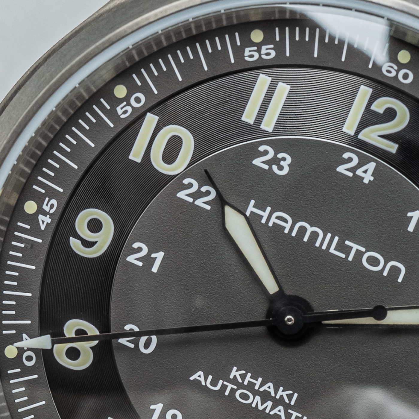 hamilton khaki field titanium