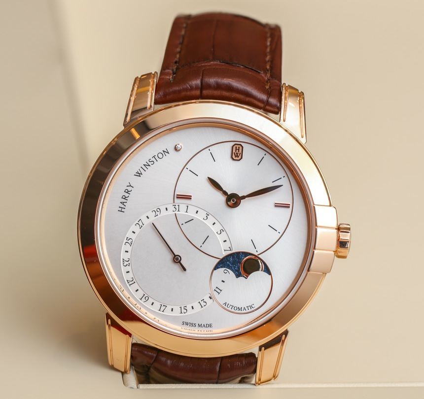 Harry Winston Midnight Date Moon Phase Automatic Watch