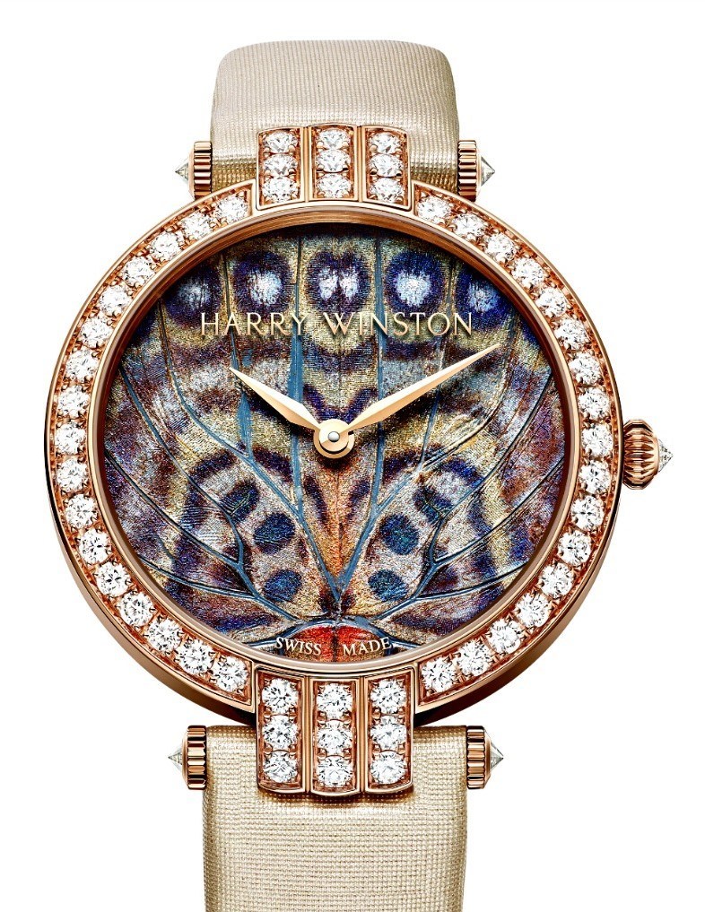 Harry Winston Premier Precious Butterfly Agrias claudina lugens watch
