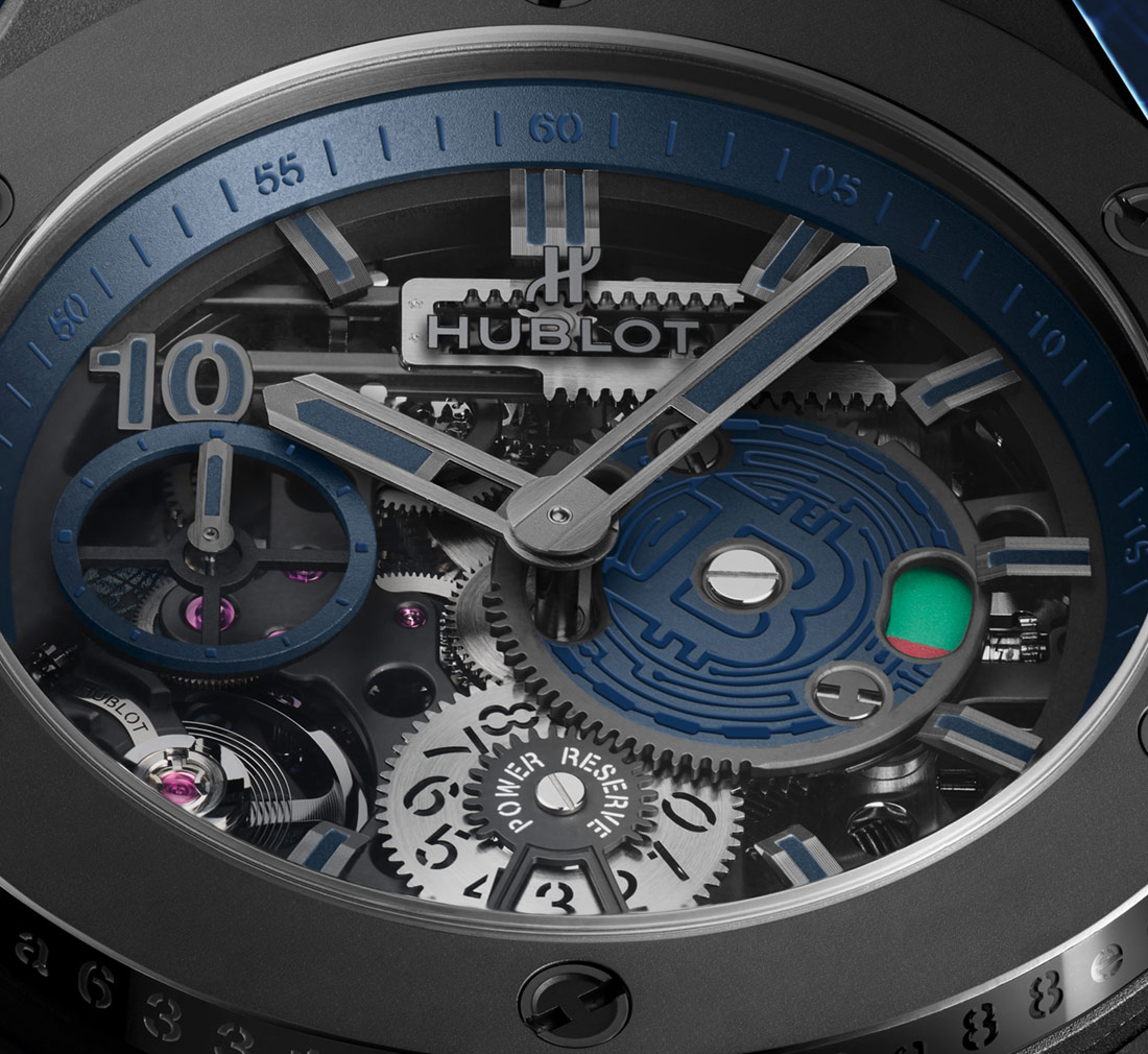 Hublot Big Bang Meca-10 P2P dial