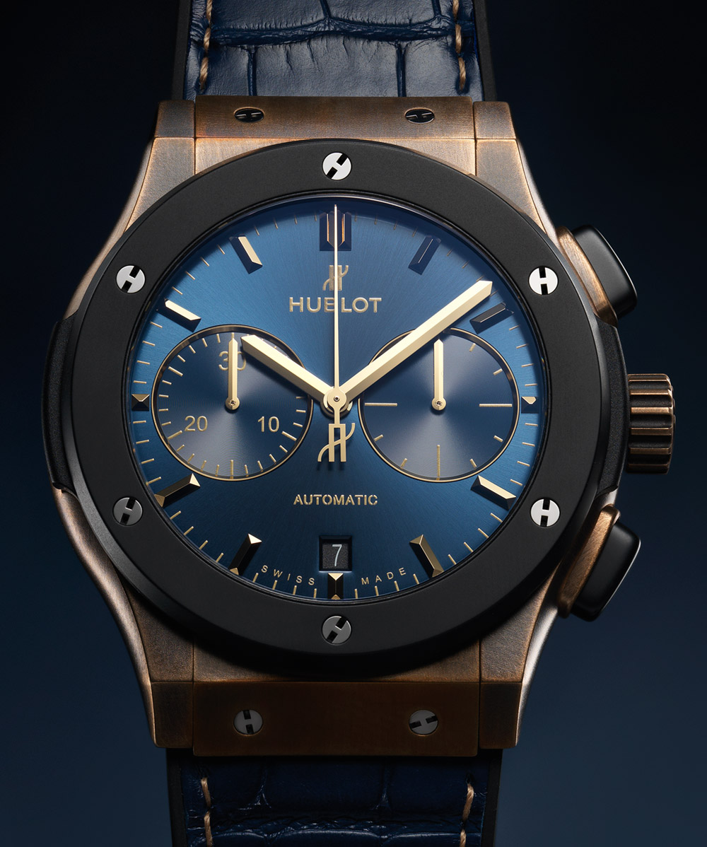 Hublot Classic Fusion Bronze Bucherer Blue Edition full