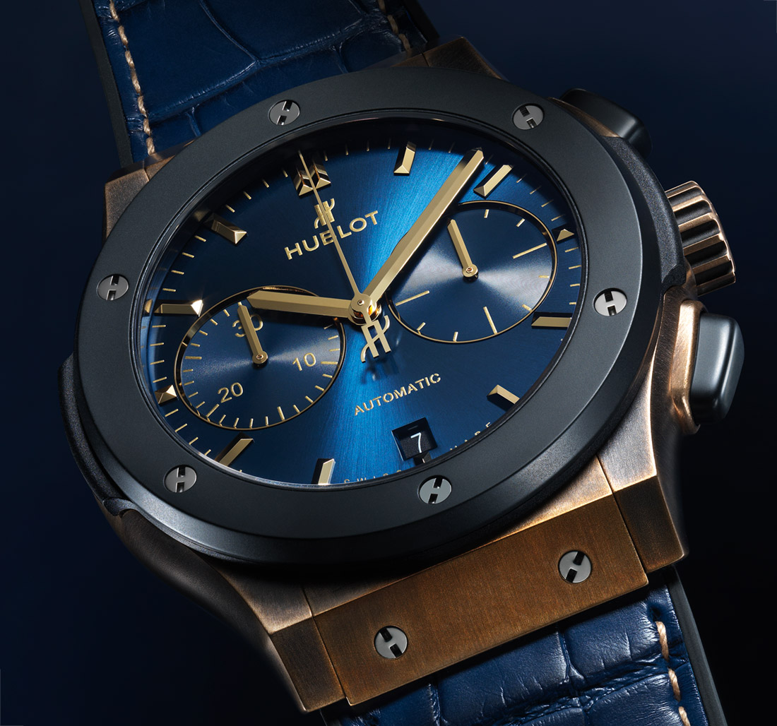 Hublot Classic Fusion Bronze Bucherer Blue Edition ceramic