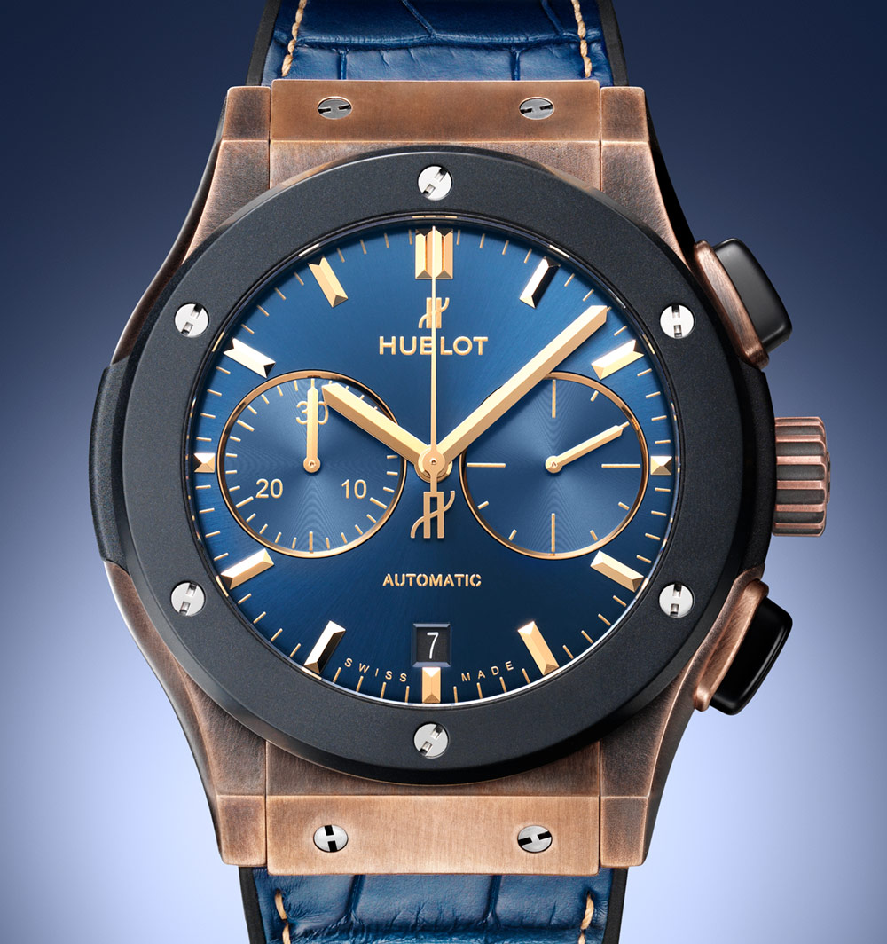 Hublot Classic Fusion Bronze Bucherer Blue Edition watch