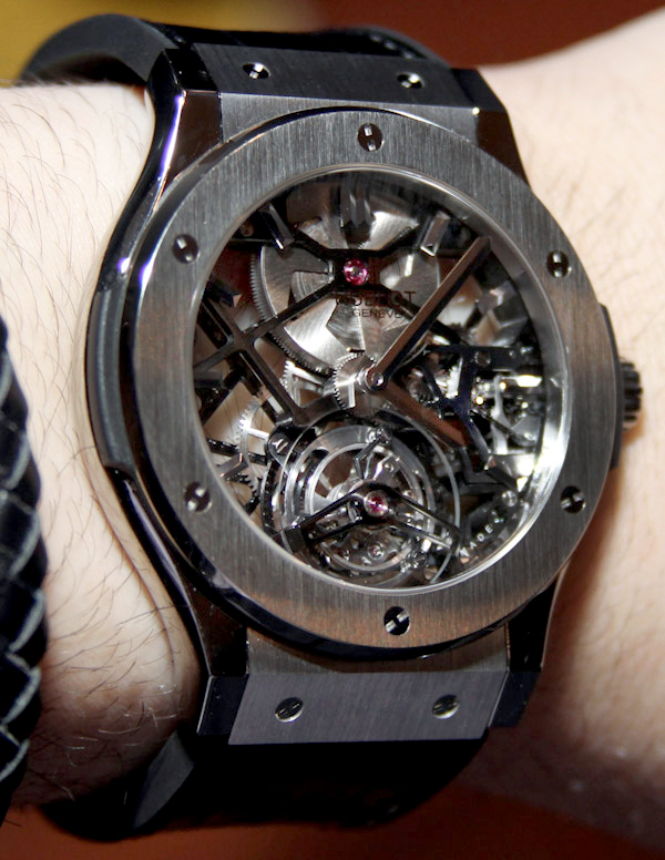 Hublot Classic Fusion Skeleton Tourbillon 45mm On the Wrist