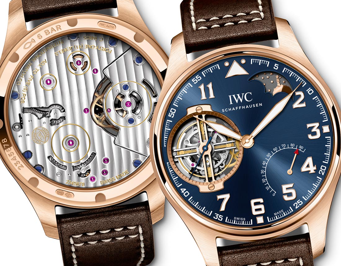 IWC Big Pilot's Watch Constant-Force Tourbillon Edition 'Le Petit Prince' front back