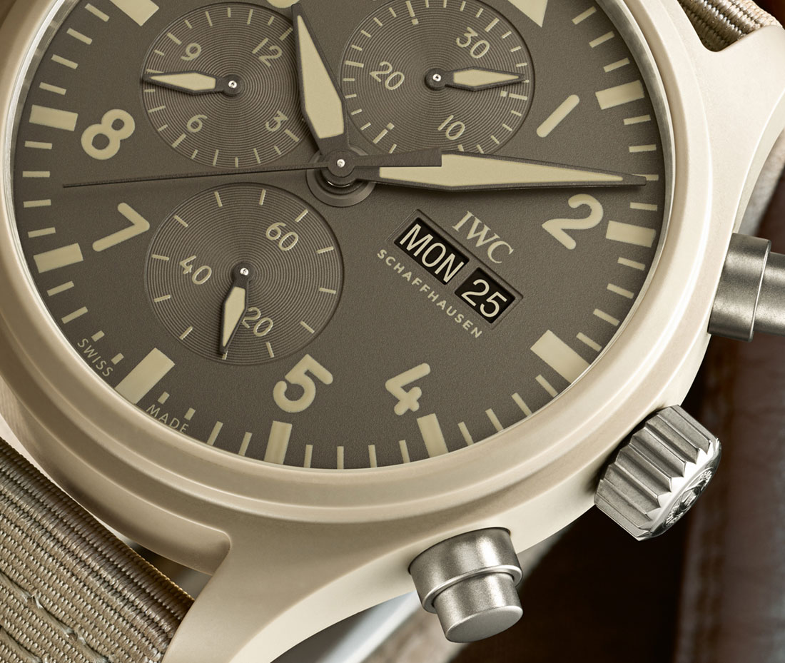 IWC Pilots Watch Chronograph TOP GUN Edition Mojave Desert ceramic case
