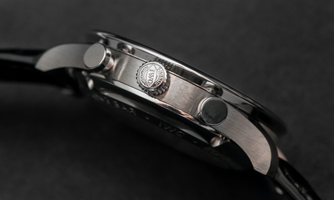 IWC Portugieser Chronograph Edition '150 Years' pushers and crown