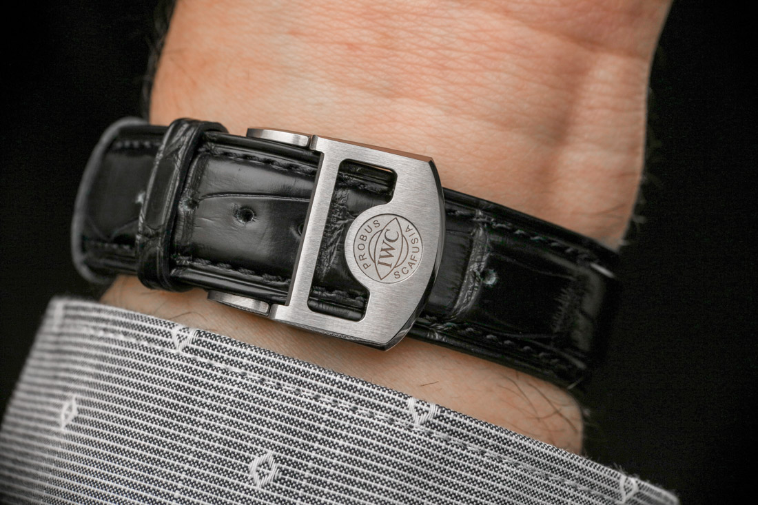 IWC Portugieser Chronograph Edition '150 Years' buckle and strap