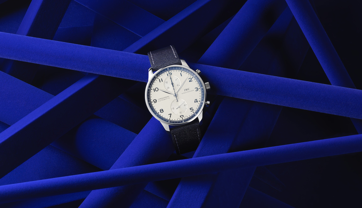 IWC-Schaffhausen-Portugieser-Chronograph-Watch-Joins-Bucherer-Blue-Series