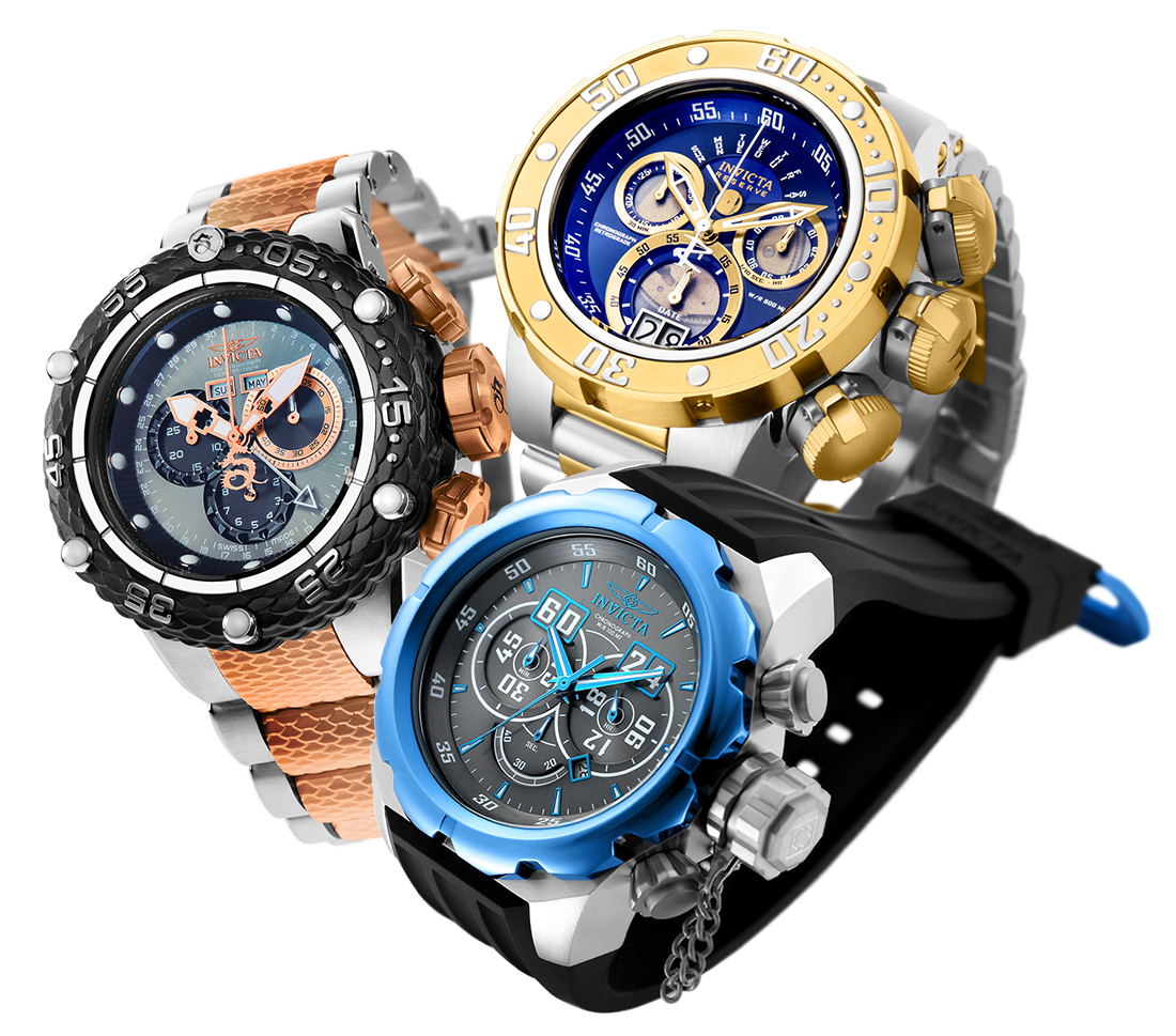 Some current Invicta watches