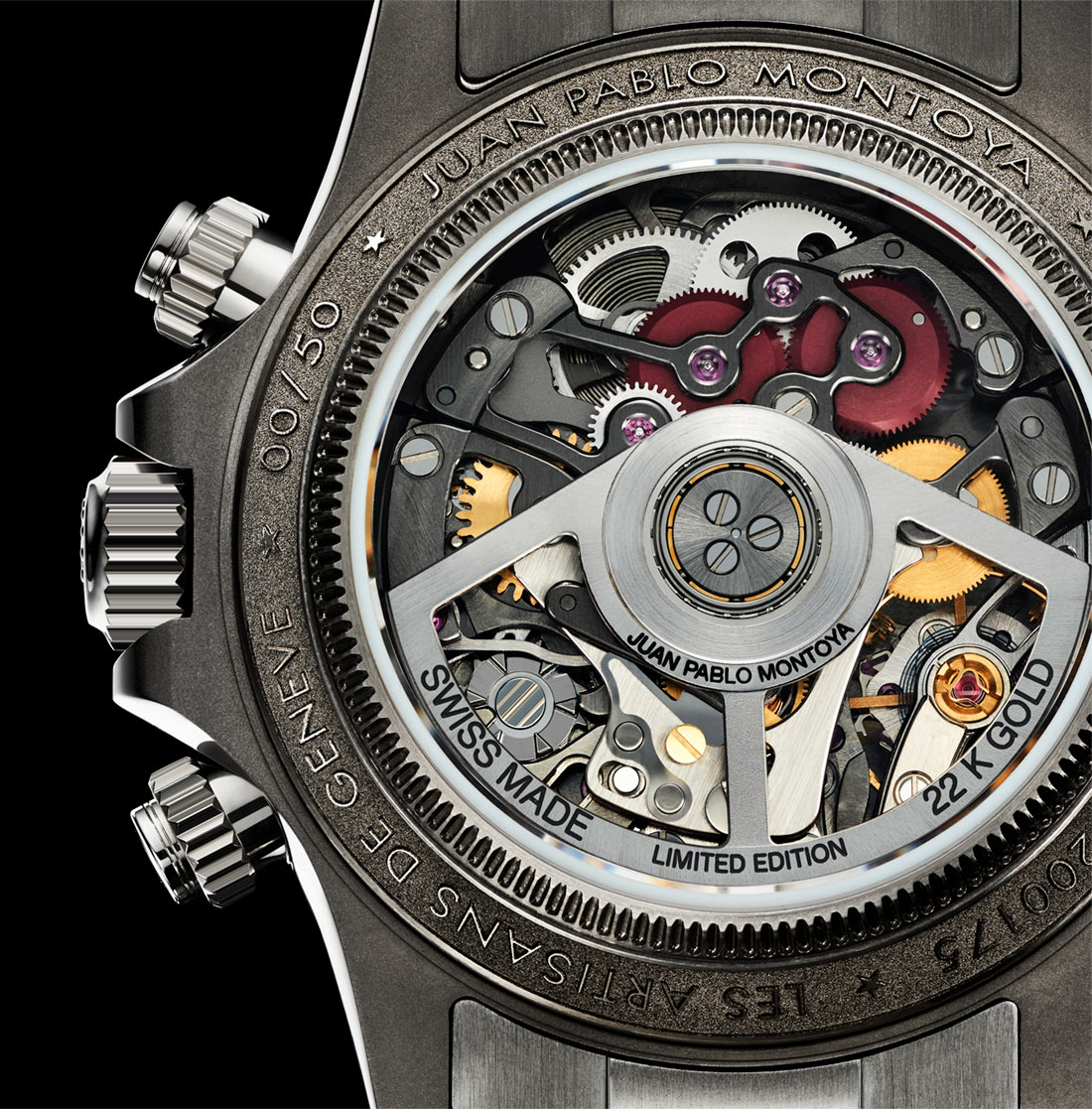 Les Artisans De Geneve La Montoya Rolex Daytona case back