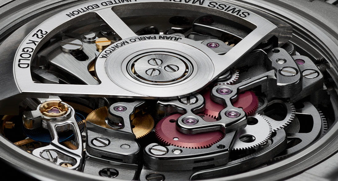Les Artisans De Geneve La Montoya Rolex Daytona movement closeup