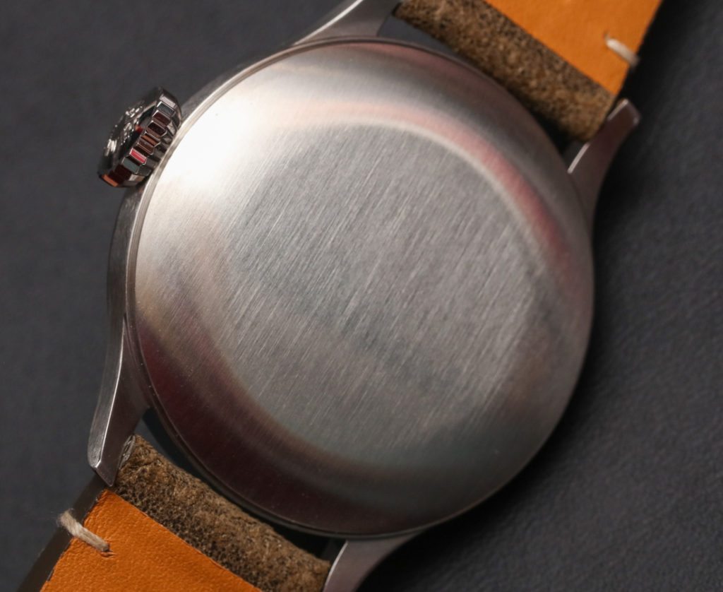 longines military watch caseback