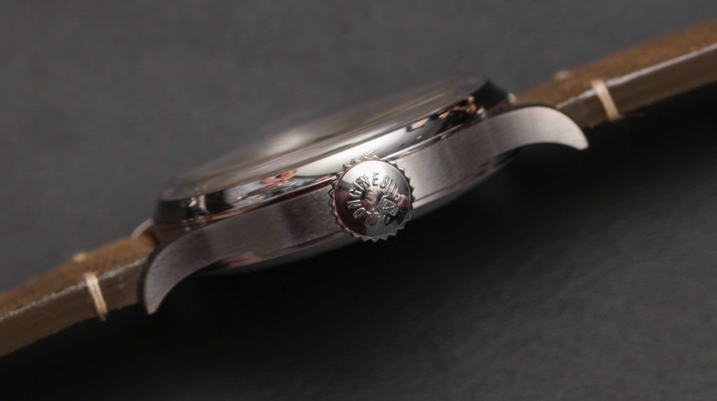 longines military watch case thickness