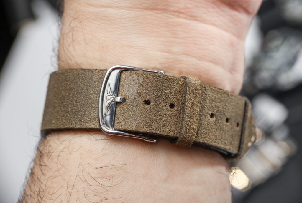 longines military watch strap