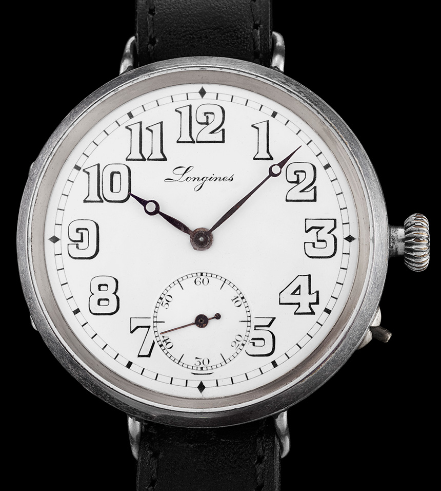 Original 1918 watch from the Longines Museums historical collection at the companys Saint-Imier headquarters. 