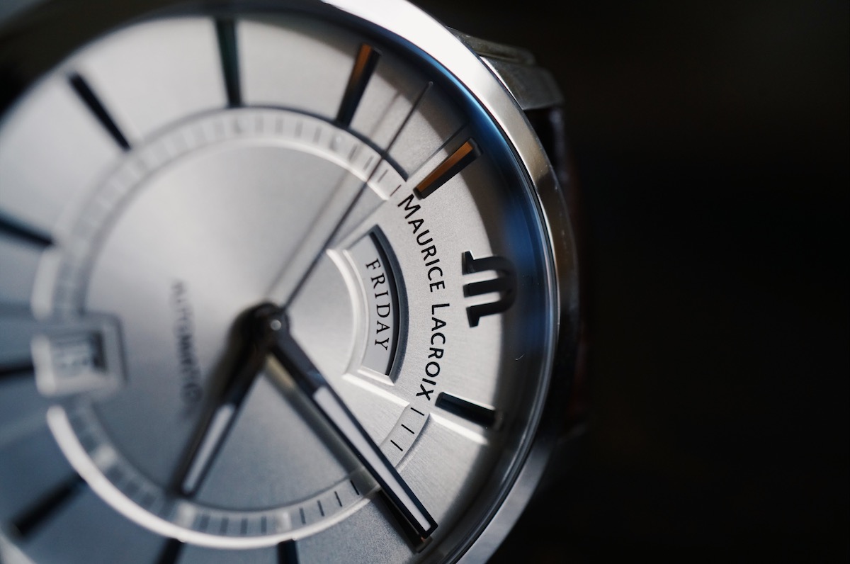 Maurice Lacroix Pontos Day Date day window